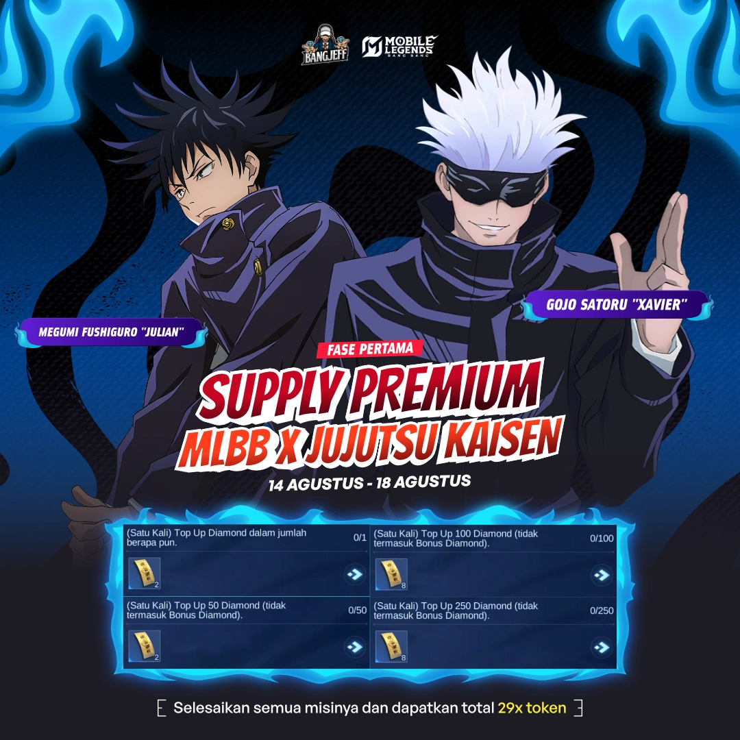 SUPPLY PREMIUM MLBB X JUJUTSU KAISEN